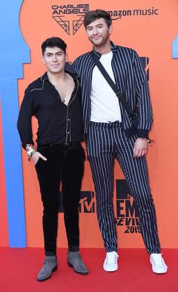 November 3, 2019, Seville, Andalusia, Spain: 2019 MTV Europe Music Awards (EMAs) held at the FIBES Conference and Exhibition Centre - Arrivals..Featuring: Mark Ferris, Luke Franks.Where: Seville, Andalusia, Spain.When: 03 Nov 2019.Credit: Sean ThorntonCover Images Seville Spain - ZUMAc218 20191103_zia_c218_039 Copyright: xCOVERxImagesx