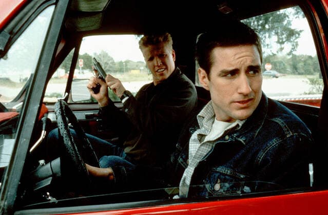 Jake Busey & Luke Wilson Characters: Angus Montier & Dorian Montier Film: Home Fries (1998) 16 September 1998  Copyright: MaryxEvansxAFxArchivexWarnerxBros 12568594 editorial use only