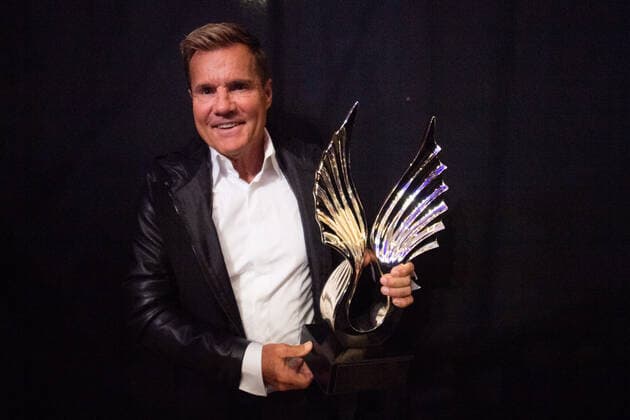 Juergen Hoeller PowerDays, Presentation of the Lifetime Award to Dieter Bohlen, Munich Olympic Hall 03 11 2019 IM BILD DieterBohlen, Juergen Hoeller