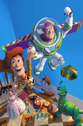 Bo Peep, Mr. Potato Head, Woody, Buzz Lightyear, Slinky Dog & Rex Film: Toy Story (USA 1995) Director: John Lasseter 19 November 1995  Copyright: MaryxEvansxAFxArchivexPixar 12574485 editorial use only