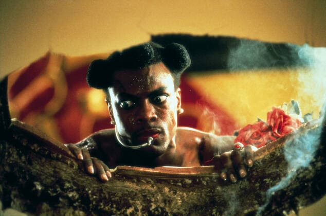 Chris Tucker Characters: Ruby Rhod Film: The Fifth Element (Le cinquiÞme ÚlÚment) Fr 1997, Director: Luc Besson 07 May 1997  Copyright: MaryxEvansxAFxArchivexGaumont 12578961 editorial use only