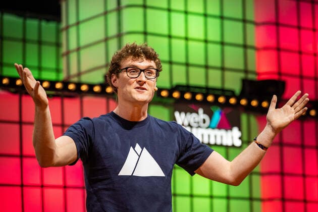 Bilder des Jahres 2019, News 11 November News Themen der Woche KW45 News Bilder des Tages November 4, 2019, Lisbon, Portugal: Paddy Cosgrave, CEO and co-founder of Web Summit, speaks during the annual Web Summit technology conference in Lisbon. Lisbon Portugal - ZUMAs197 20191104_zaa_s197_160 Copyright: xHenriquexCasinhasx