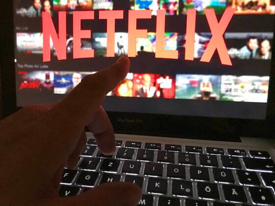 Streaming service Netflix on a laptop 06 11 2019
