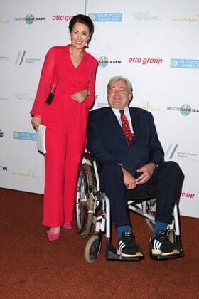 Annika de Buhr and Matthias Prinz at the Charity Dinner during the presentation of the Future Policy Award on 6 11 2019 in Hamburg The presentation of the Future Policy Award 2019 in Hamburg