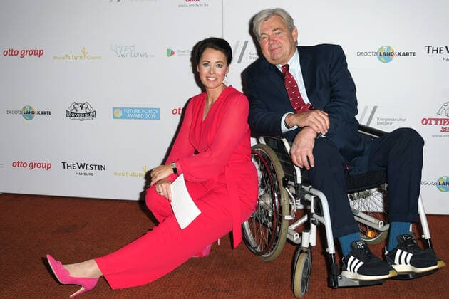 Annika de Buhr and Matthias Prinz at the Charity Dinner during the presentation of the Future Policy Award on 6 11 2019 in Hamburg The presentation of the Future Policy Award 2019 in Hamburg