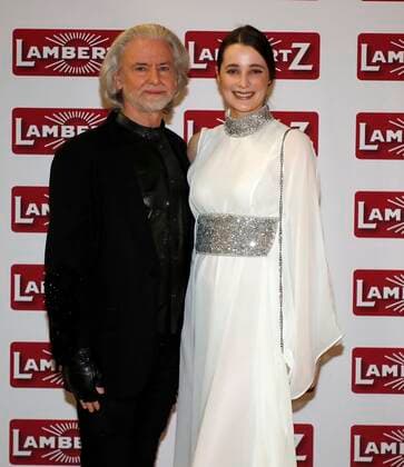 Dr Hermann Buehlbecker, Teresa Peitz at the presentation Lambertz Fine Art Calendar 2020 African Moods at the Embassy of South Africa in Berlin