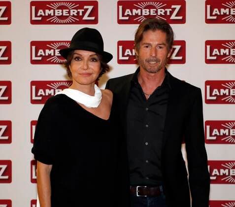Anouschka Renzi, Marc Zabinski at the presentation Lambertz Fine Art Calendar 2020 African Moods at the Embassy of South Africa in Berlin