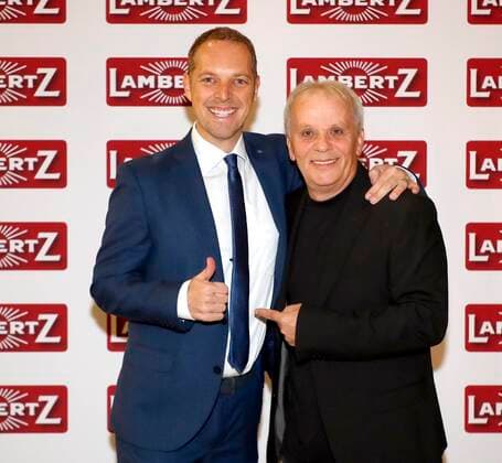 Norman Graeter, Andy Moor at the presentation Lambertz Fine Art Calendar 2020 African Moods at the Embassy of South Africa in Berlin