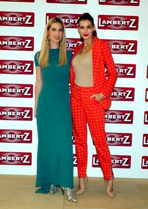 Maria Gun, Rebecca Kunikowski at the presentation Lambertz Fine Art Calendar 2020 African Moods at the Embassy of South Africa in Berlin