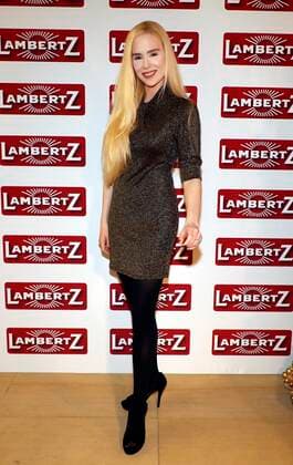 Ariane Sommer at the presentation Lambertz Fine Art Calendar 2020 African Moods at the Embassy of South Africa in Berlin