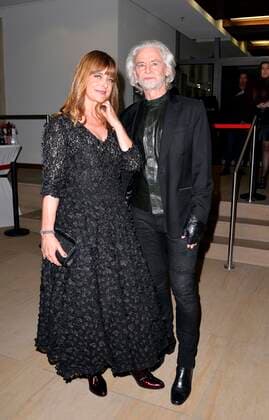 Nastassja Kinski, Dr. Hermann Buehlbecker at the presentation Lambertz Fine Art Calendar 2020 African Moods at the Embassy of South Africa in Berlin
