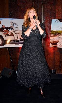 Live Act Nastassja Kinski at the presentation Lambertz Fine Art Calendar 2020 African Moods at the Embassy of South Africa in Berlin