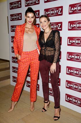 Rebecca Kunikowski and Ina Aogo at the vernissage of African Moods for the presentation of the Lambertz Fine Art Calendar 2020 at the South African Embassy Berlin, 06 11 2019 Foto:xN.xKubelkax xFuturexImage