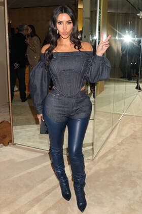 NEW YORK, NY - NOVEMBER 6, 2019 Kim Kardashian West attends the Kanye West Follow God music video presentation at the Burberry Store, November 6, 2019 in New York City. Photo Copyright: xWalikxGoshornx
