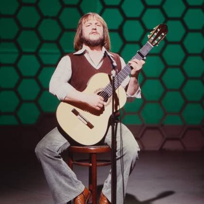 Fredl Fesl, bayerischer Musikkabarettist, Deutschland 1979. Bavarian musical cabaret artist Fredl Fesl, Germany 1979. Copyright: KPA Nur redaktionelle Nutzung. Editorial usage only. UnitedArchives55002930 !ACHTUNG AUFNAHMEDATUM GESCHÄTZT!