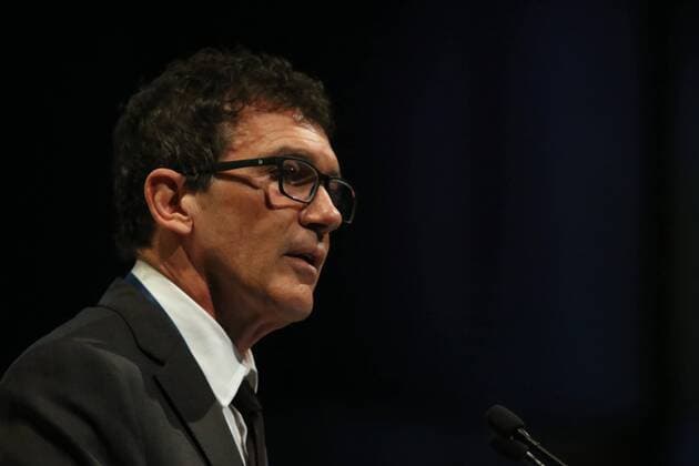 Antonio Banderas gives a conference in the city of Malaga, November 7, 2019 Cordon Press  FOTOSxLORENZOxCARNERO CORDONPRESS