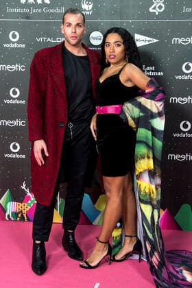 Eduardo Navarrete and Luna Mary at the presentation of the LOS40 Music Awards 2019 at the WiZink Center Madrid, 08 11 2019 Eduardo Navarrete, Luna Mary  Foto:xDyDxFotografosx xFuturexImage