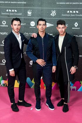 Jonas Brothers at the LOS40 Music Awards 2019 at the WiZink Center Madrid, 08 11 2019 Jonas Brothers  Foto:xDyDxFotografosx xFuturexImage