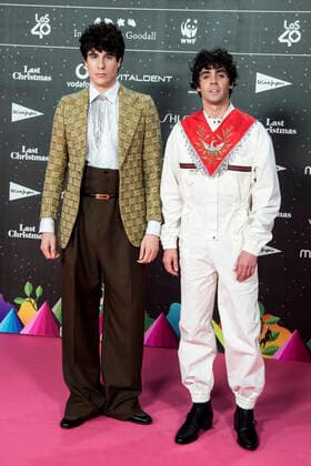 Javier Calvo with his partner Javier Ambrossi at the LOS40 Music Awards 2019 at the WiZink Center Madrid, 08 11 2019 Javier Calvo, Javier Ambrossi  Foto:xDyDxFotografosx xFuturexImage