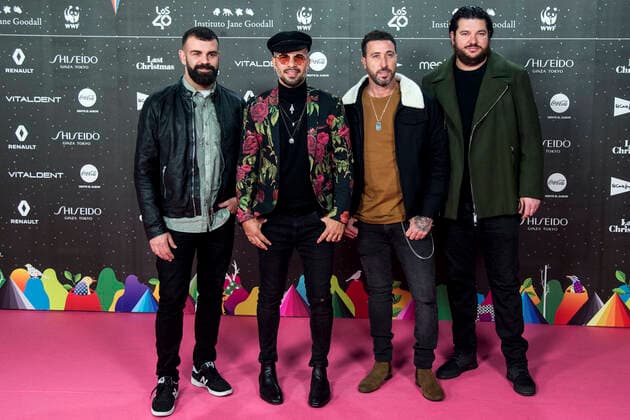 Efecto Pasillo at the LOS40 Music Awards 2019 at the WiZink Center Madrid, 08 11 2019 Efecto Pasillo  Foto:xDyDxFotografosx xFuturexImage