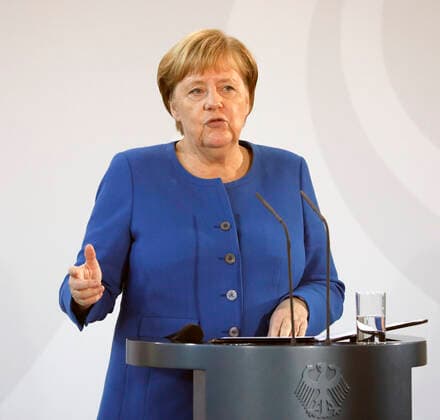 Chancellor Angela Merkel, Germany, Berlin, Federal Chancellery, participation of the BKin in the National Integration Award ceremony, 11 11 2019