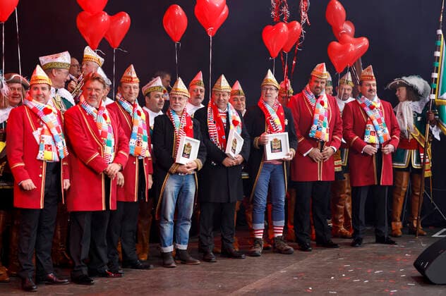 Markus Ritterbach and Christoph Kuckelkorn at the opening of the Cologne Carnival on the Heumarkt Cologne, 11 11 2019 Foto:xC.xHardtx xFuturexImage