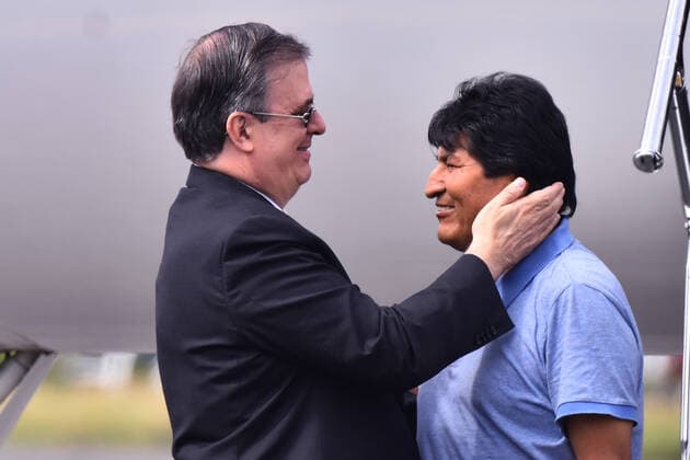 Evo Morales political asylum in Mexico City MEXICO CITY, MEXICO - NOVEMBER 12: Ex Bolivia s President Evo Morales arrives at the International Airport of Mexico, after having accepted political asylum due to his resignation as president of the Bolivian country because of a coup d etat on November 12, 2019 in Mexico City, Mexico  Copyright: xCarlosxTischlerx EYE_9956