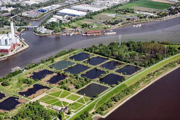 Water Art Elbe Island Kaltehofe, Waterworks, Rothenburgsort, Hamburg, Germany, Europe Copyright: imageBROKER/ThomasxRobbin ibxrbb05029506.jpg