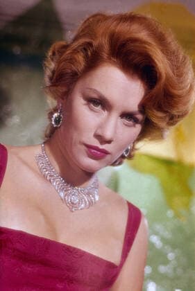 Linda Christian, mexikanisch-amerikanische Schauspielerin, Deutschland ca. 1959. Mexican American actress Linda Christian, Germany ca. 1959. Nur redaktionelle Nutzung. Editorial usage only. Copyright: ArthurxGrimm UnitedArchives82000399