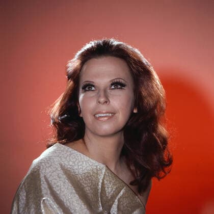 Sylvia Geszty, unagrisch deutsche Opernsängerin, Deutschland ca. 1977. Hungarian German opera singer Sylvia Geszty, Germany ca. 1977. Nur redaktionelle Nutzung. Editorial usage only. Copyright: ArthurxGrimm UnitedArchives82000916