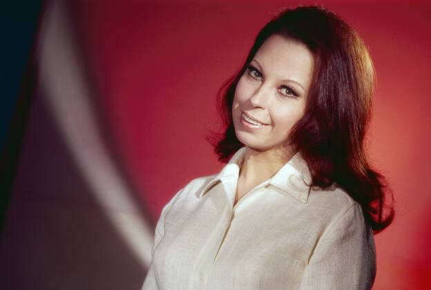 Sylvia Geszty, unagrisch deutsche Opernsängerin, Deutschland ca. 1977. Hungarian German opera singer Sylvia Geszty, Germany ca. 1977. Nur redaktionelle Nutzung. Editorial usage only. Copyright: ArthurxGrimm UnitedArchives82000926