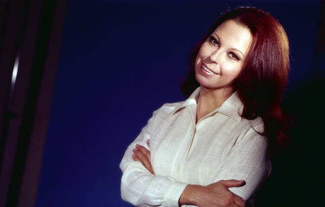 Sylvia Geszty, unagrisch deutsche Opernsängerin, Deutschland ca. 1977. Hungarian German opera singer Sylvia Geszty, Germany ca. 1977. Nur redaktionelle Nutzung. Editorial usage only. Copyright: ArthurxGrimm UnitedArchives82000929