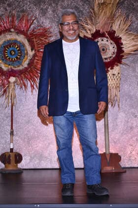 Hernan Tv Series photocall MEXICO CITY, MEXICO - NOVEMBER 13: Dagoberto Gama starring as Moctezuma poses for photos during a Photocall as part of the launch of the new Tv Series ˜Hernan™ which will be released the next November 21 by Amazon Prime Video, Tv Azteca and History Latin America at Four Season Hotel on November 13, 2019 in Mexico City, Mexico  Copyright: xCarlosxTischlerx EYE_2517