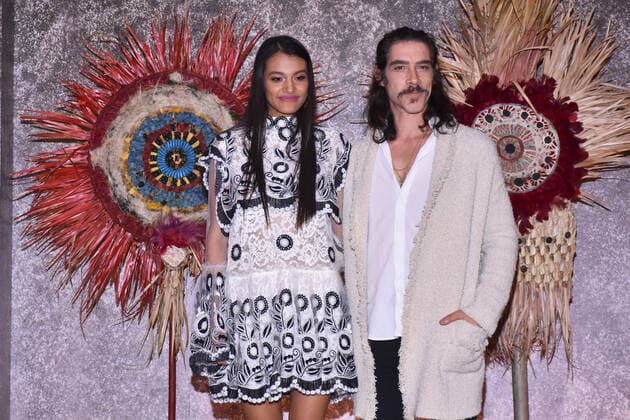 Hernan Tv Series photocall MEXICO CITY, MEXICO - NOVEMBER 13: Ishbel Bautista starring as Malinche and Oscar Jaenada starring as Hernan poses for photos during a Photocall as part of the launch of the new Tv Series ˜Hernan™ which will be released the next November 21 by Amazon Prime Video, Tv Azteca and History Latin America at Four Season Hotel on November 13, 2019 in Mexico City, Mexico  Copyright: xCarlosxTischlerx EYE_2806