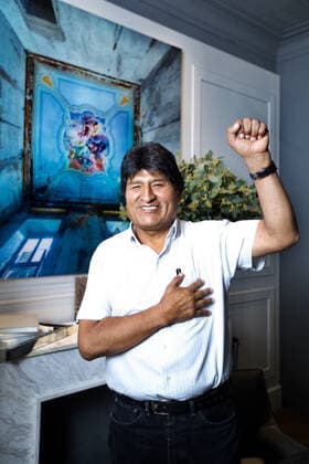 November 14, 2019 EUM20191114NAC07 JPG CIUDAD DE MEXICO, Presidency Presidency Evo Morales 14 November 2019 The deposed president of Bolivia, Evo Morales, assures in an interview with EL UNIVERSAL that he is ready to return to his country if the Legislative Assembly does not accept the resignation he presented last Sunday  - ZUMAu78_ 20191114_zaf_u78_009 Copyright: xGermanxEluniversalx