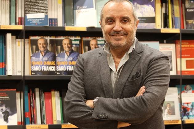Italy: Franco Di Mare attend book SARO FRANCO The journalist Franco Di Mare,attend in Naples book titled SARO FRANCO.In picture Franco Di Mare Napoli Campania Napoli Italy SalvatorexEsposito