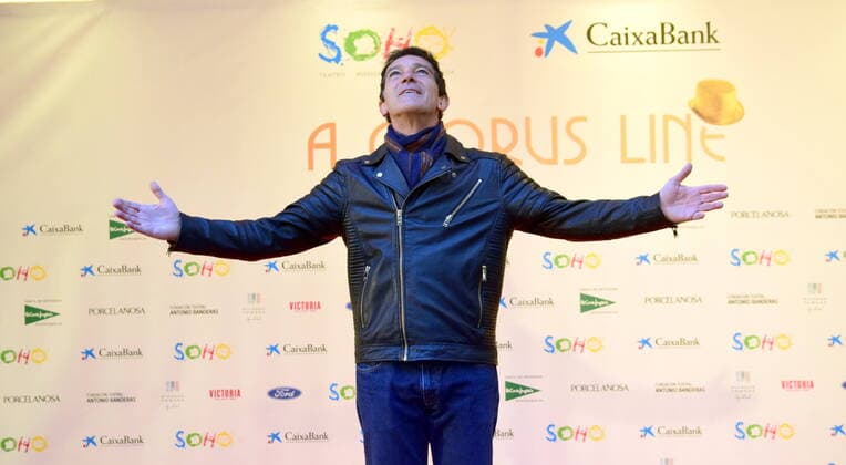 November 15, 2019: 15 November 2019 (Malaga ) Antonio Banderas fulfills his theatrical dream in Malaga.The Malaga actor Antonio Banderas has inaugurated this Friday the Teatro del Soho, his theatrical dream in his hometown that begins with the musical A Chorus Line, a premiere in which he has been enveloped by great stars such as Pedro Almodovar and Lluis Pasqual . The sentimental couple of Antonio Banderas, Nicole Kimpel, pointed out that they are just as nervous as the whole team and that they are very proud of the actor and all the work he has done with so much emotion.Kimpel has acknowledged that they are delighted that Malaga has received them with open arms , a support he has described as impressive - ZUMAc161 20191115_zap_c161_002 Copyright: xLorenzoxCarnerox