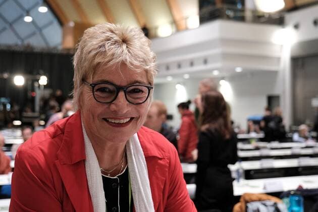 15 11 2019 xkhx Bielefeld, Stadthalle BÜNDNIS 90 DIE GRÜNEN 44 Federal Delegate Conference Party Congress Daniela Wagner, Darmstadt, Hesse, Member of the German Bundestag BÜNDNIS 90 DIE GRÜNEN