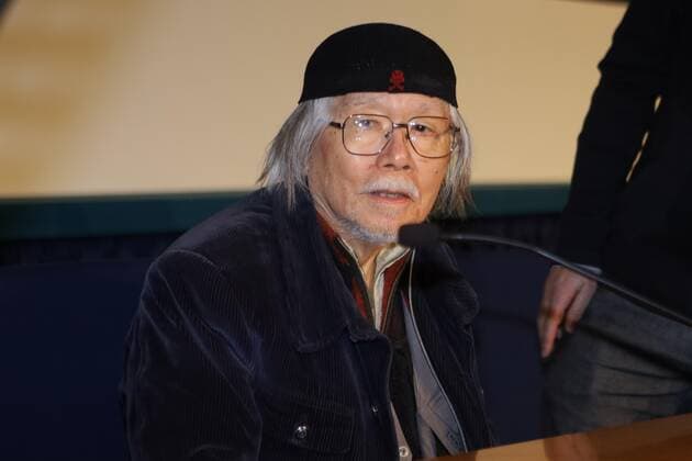 FOTO IPP Massimo Rana Torino 15-11-2019 Il disegnatore di Capitan Harlock in visita a Torino nella foto Leiji Matsumoto disegnatore del cartone animato capitan harlock prima di essersi sentito male nella serata di incontro con il pubblico Italy Photo Press - World Copyright  0