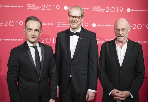 Federal Foreign Minister Heiko Maas, SPD, at the award ceremony for the Prize for Understanding and Tolerance in Berlin, 16 11 2019 Berlin Germany Copyright: xXanderxHeinl photothek.netx