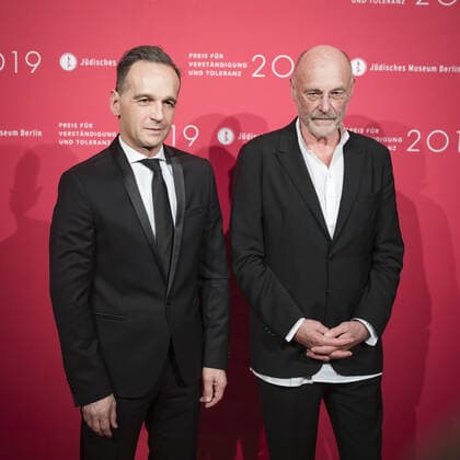 Federal Foreign Minister Heiko Maas, SPD, at the award ceremony for the Prize for Understanding and Tolerance in Berlin, 16 11 2019 Berlin Germany Copyright: xXanderxHeinl photothek.netx