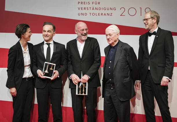 Federal Foreign Minister Heiko Maas, SPD, at the award ceremony for the Prize for Understanding and Tolerance in Berlin, 16 11 2019 Berlin Germany Copyright: xXanderxHeinl photothek.netx