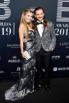 Victoria Swarovski and Riccardo Simonetti at the 4 Place To B Award 2019 at Axel Springer SE Publishing House Berlin, 16 11 2019 Foto:xN.xKubelkax xFuturexImage