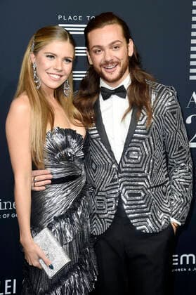 Victoria Swarovski and Riccardo Simonetti at the 4 Place To B Award 2019 at Axel Springer SE Publishing House Berlin, 16 11 2019 Foto:xN.xKubelkax xFuturexImage