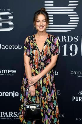 Janina Uhse at the 4 Place To B Award 2019 at Axel Springer SE Verlagshaus Berlin, 16 11 2019 Foto:xN.xKubelkax xFuturexImage