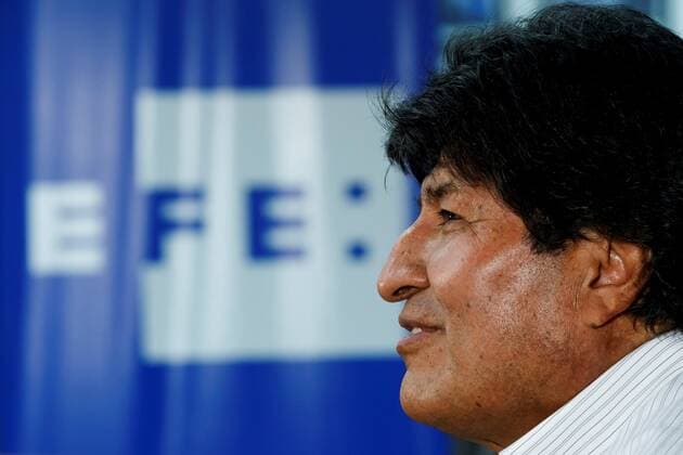 Former Bolivian President Evo Morales grants an interview to Agencia Efe in Mexico City, 17 November 2019. Morales said that he is afraid of a civil war breaks out in Bolivia. Morales asked his countrymen for putting and end to the confrontation. Evo Morales is interviewed in Mexico !ACHTUNG: NUR REDAKTIONELLE NUTZUNG!  Copyright: xJosexMendezx GRAF473 20191117-637095995569475997