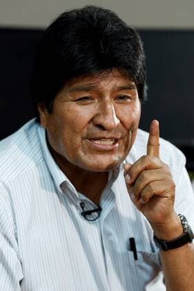 Former Bolivian President Evo Morales grants an interview to Agencia Efe in Mexico City, 17 November 2019. Morales said that he is afraid of a civil war breaks out in Bolivia. Morales asked his countrymen for putting and end to the confrontation. Evo Morales is interviewed in Mexico !ACHTUNG: NUR REDAKTIONELLE NUTZUNG!  Copyright: xJosexMendezx GRAF475 20191117-637095995585257366