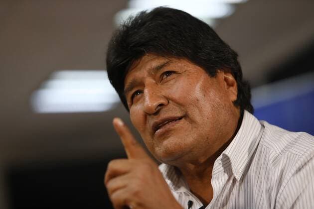 Former Bolivian President Evo Morales grants an interview to Agencia Efe in Mexico City, 17 November 2019. Morales said that he is afraid of a civil war breaks out in Bolivia. Morales asked his countrymen for putting and end to the confrontation. Evo Morales is interviewed in Mexico !ACHTUNG: NUR REDAKTIONELLE NUTZUNG!  Copyright: xSashenkaxGutierrezx GRAF478 20191117-637095996213399417