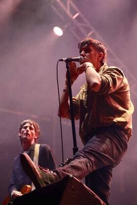 November 17, 2019: EUM20191117ESP14.JPG.CIUDAD DE MEXICO Music Musica-Corona Capital.- La banda neoyorkina The Strokes durante su presentacion en el Corona Capital, el 16 de noviembre de 2019 en el Autodromo Hermanos Rodriguez. Foto: Agencia EL UNIVERSAL German Espinosa EVZ  - ZUMAu78_ 20191117_zaf_u78_020 Copyright: xGermanxEluniversalx