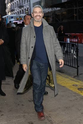 November 16, 2019 Andy Cohen arriving to Bravo Con at Backstage of the Hammerstein Ballroom in New York.November 16, 2019. Copyright: xRWx